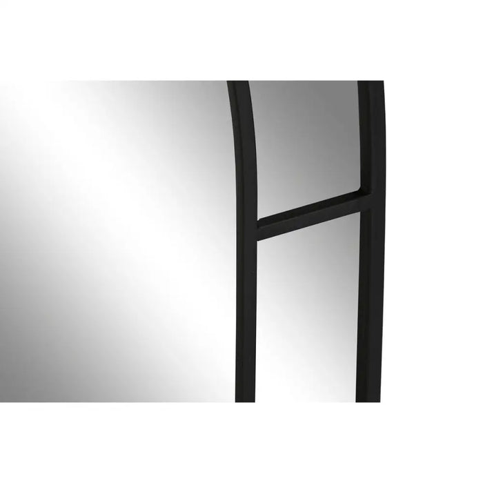 Стенно огледало Home ESPRIT Черен Прозорец 70 x 2 x 100 cm