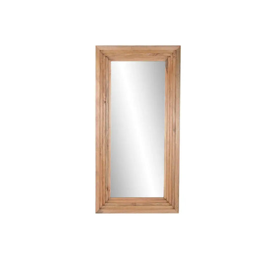 Стенно огледало Home ESPRIT Естествен Модерен 91 X 6,5 X