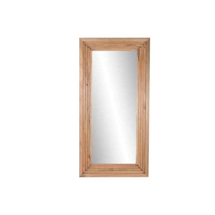Стенно огледало Home ESPRIT Естествен Модерен 91 X 6,5 X