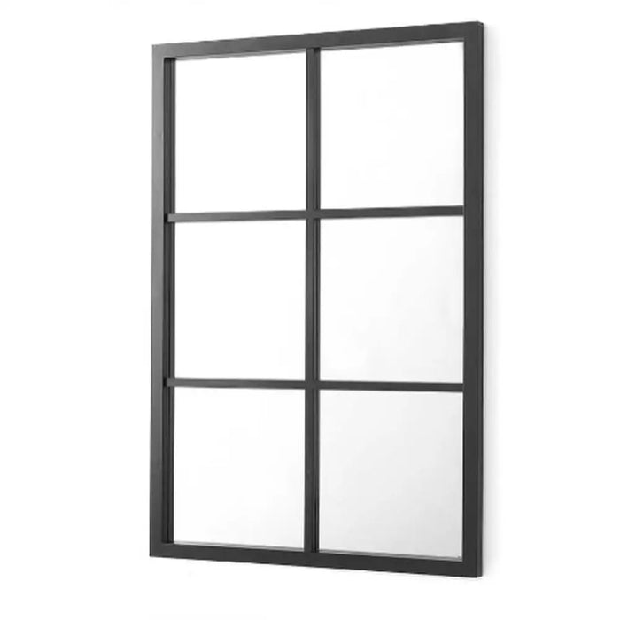 Стенно огледало Gift Decor Черен Väljakud 70 x 47 x 2 cm (6
