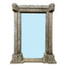 Стенно огледало Home ESPRIT Естествен 150 x 18 x 210 cm