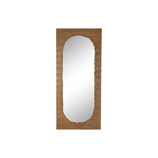 Стенно огледало Home ESPRIT Златен Метал 80 x 6 x 180 cm