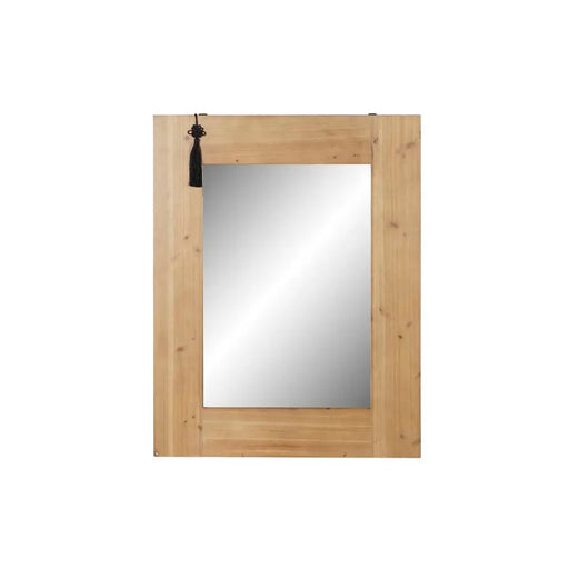 Стенно огледало DKD Home Decor Червен Естествен Ориенталски