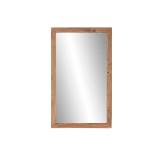 Стенно огледало Home ESPRIT Естествен Alpino 100 X 4 X 60 CM