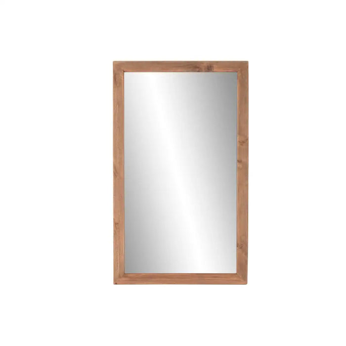 Стенно огледало Home ESPRIT Естествен Alpino 100 X 4 X 60 CM