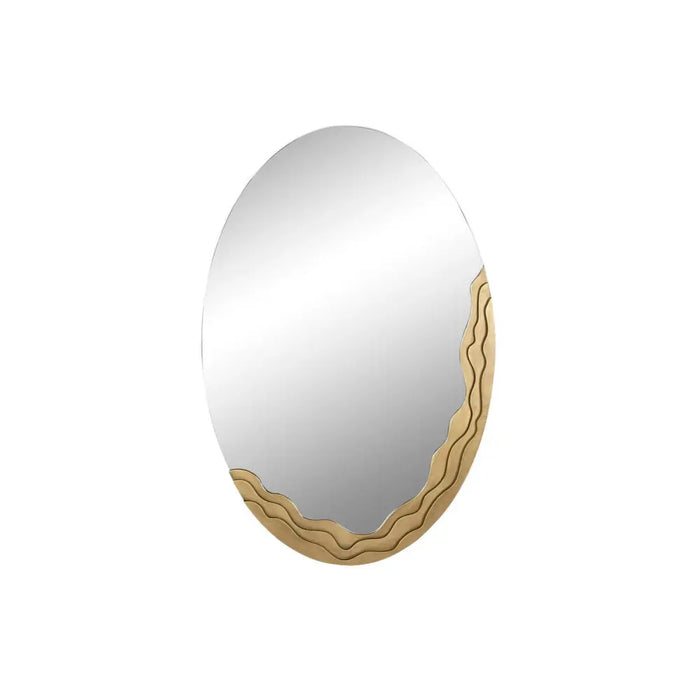 Стенно огледало Home ESPRIT Златен