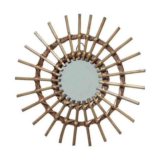 Стенно огледало Естествен Ø 40 cm