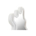 Стенно огледало Home ESPRIT Бял Град 22 X 2 X 35 CM