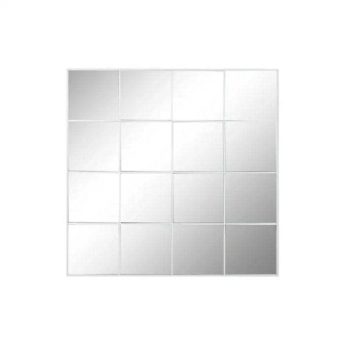 Стенно огледало Home ESPRIT Бял Прозорец Scandi 122 x 2 x