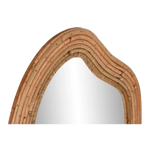 Стенно огледало Home ESPRIT Естествен Град 51 x 2 x 81 cm