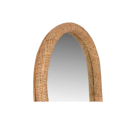 Стенно огледало Home ESPRIT Естествен Scandi 48,5 x 4,5 x