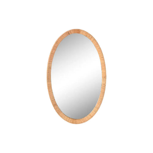 Стенно огледало Home ESPRIT Естествен Scandi 53 X 4,5 X 85
