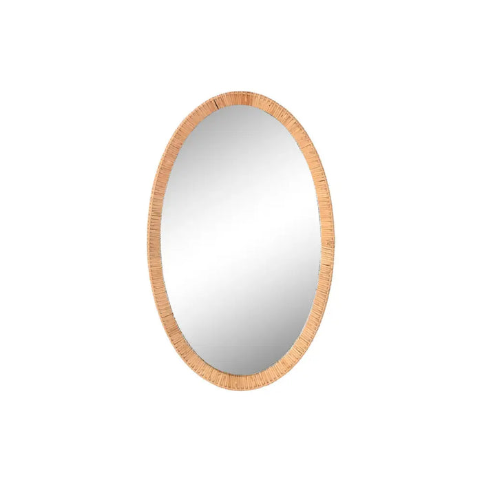 Стенно огледало Home ESPRIT Естествен Scandi 53 X 4,5 X 85