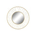 Стенно огледало Home ESPRIT Златен 70 x 2 x 70 cm