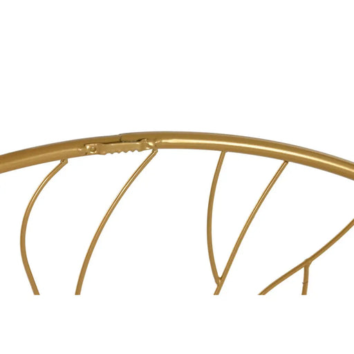 Стенно огледало Home ESPRIT Златен 70 x 2 x 70 cm