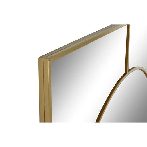 Стенно огледало Home ESPRIT Златен 90 x 2 x 180 cm