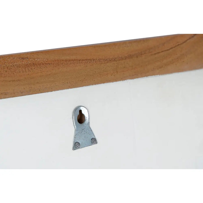 Стенно огледало DKD Home Decor Бял Кафяв Град 90 x 1,5 x