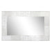 Стенно огледало DKD Home Decor Бял Модерен Ромб 154 x 4 x