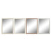 Стенно огледало DKD Home Decor Бял Кафяв Сив 56 x 2 x 76 cm