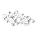 Стенно огледало DKD Home Decor Черен Модерен 119 x 2 x 61