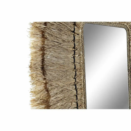 Стенно огледало DKD Home Decor Естествен Bali 50 x 2 x 60 cm