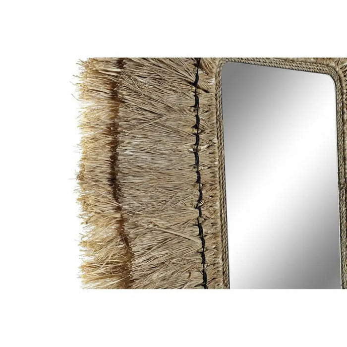 Стенно огледало DKD Home Decor Естествен Bali 50 x 2 x 60 cm