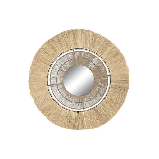 Стенно огледало DKD Home Decor Естествен Bali 79 x 4 x 79 cm