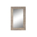 Стенно огледало DKD Home Decor Кафяв Естествен Индианец