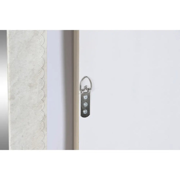 Стенно огледало DKD Home Decor Слонова кост 70 x 2 x 97 cm