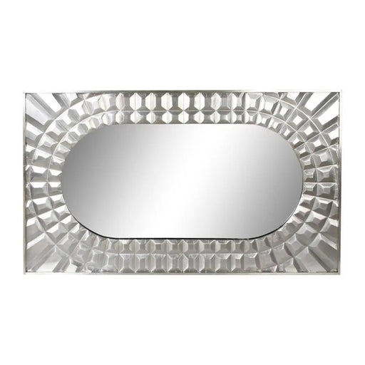 Стенно огледало DKD Home Decor Сребрист Модерен 154 x 4 x