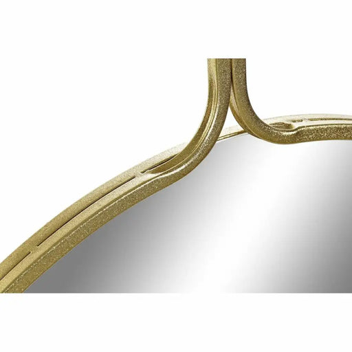 Стенно огледало DKD Home Decor Златен 72 x 2 x 91,5 cm