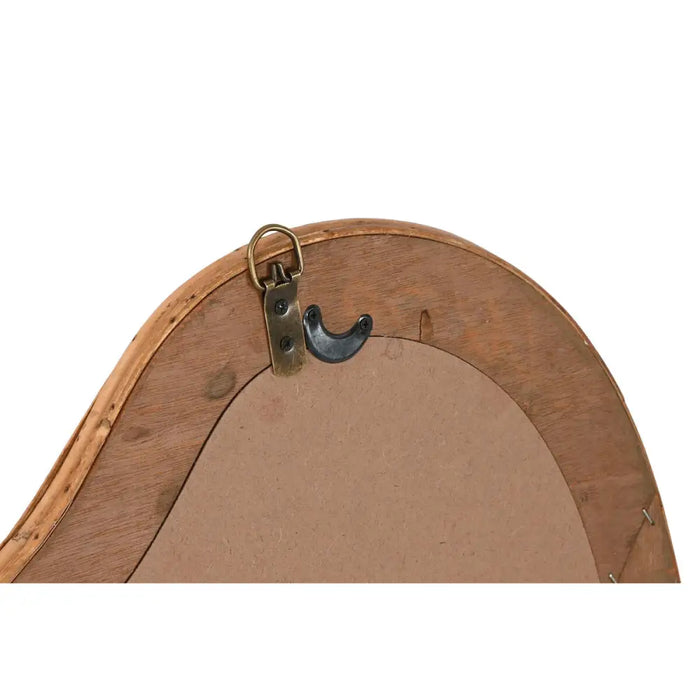 Стенно огледало Home ESPRIT Естествен Град 51 x 2 x 81 cm