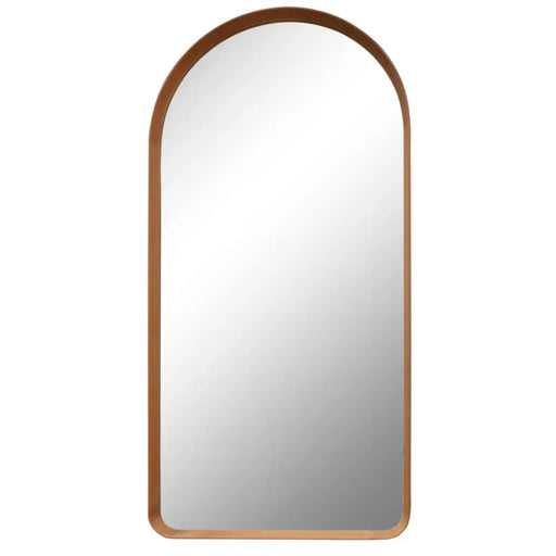 Стенно огледало Home ESPRIT Естествен Град 75 x 5 x 155 cm