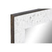 Стенно огледало DKD Home Decor Бял Модерен 130 x 4 x 70 cm
