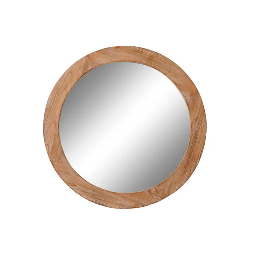 Стенно огледало DKD Home Decor Кафяв Естествен Alpino 66 x