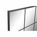Стенно огледало DKD Home Decor Черен Кристал Желязо