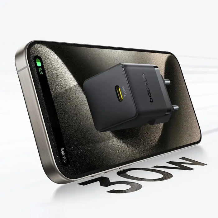 Стенно зарядно устройство Baseus Palm 30W USB-C - бяло