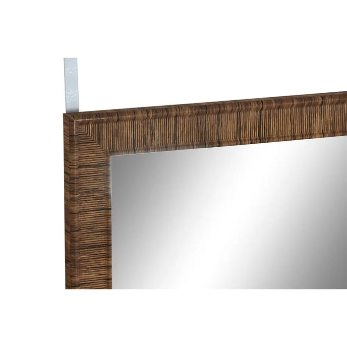 Стенно огледало Home ESPRIT Кафяв Бежов Сив Естествен 35 x