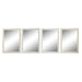 Стенно огледало DKD Home Decor Слонова кост 70 x 2 x 97 cm
