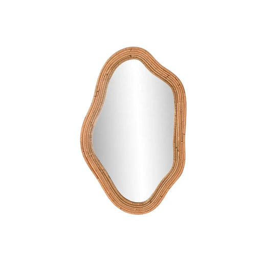 Стенно огледало Home ESPRIT Естествен Град 51 x 2 x 81 cm