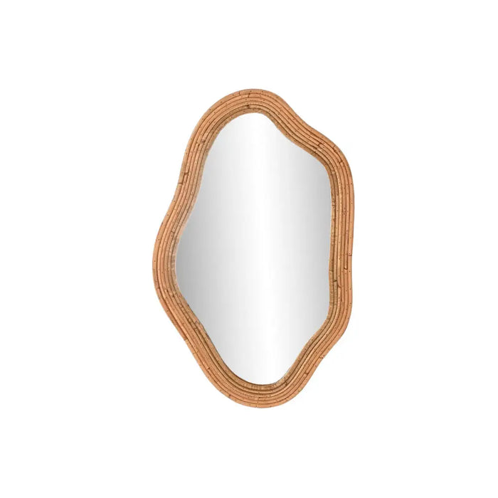 Стенно огледало Home ESPRIT Естествен Град 51 x 2 x 81 cm