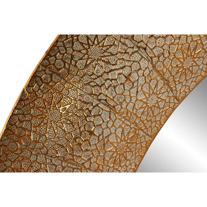 Стенно огледало Home ESPRIT Златен Арабин 80 x 5,5 x 80 cm