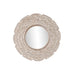 Стенно огледало DKD Home Decor Бял Естествен Индианец
