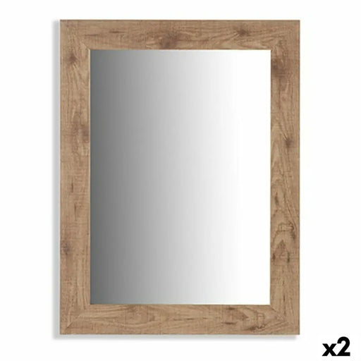 Стенно огледало Gift Decor 77609 77609 Кафяв 66 x 85 x 2 cm