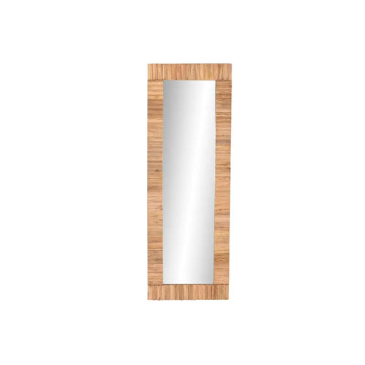 Стенно огледало Home ESPRIT Естествен Модерен 60 X 4 X 172