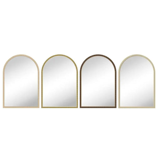 Стенно огледало Home ESPRIT Бежов Естествен Scandi 60 x 2 x