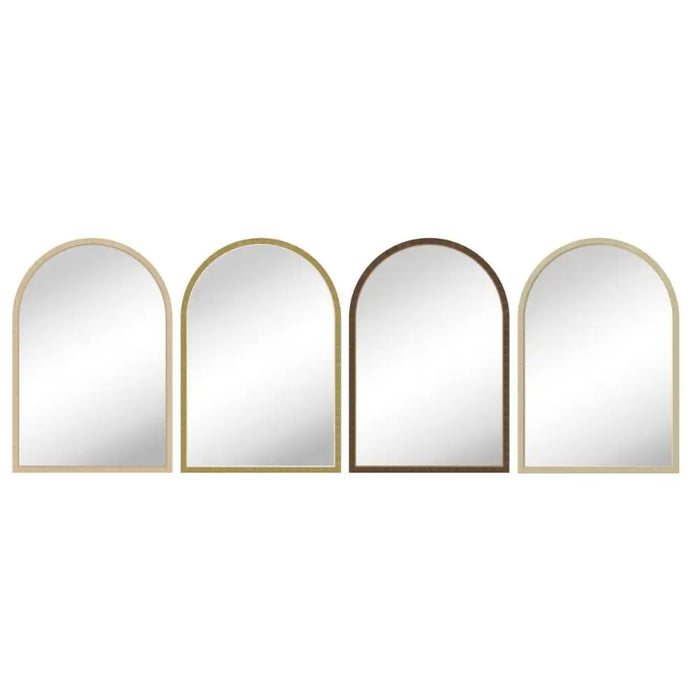 Стенно огледало Home ESPRIT Бежов Естествен Scandi 60 x 2 x