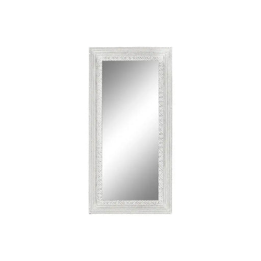 Стенно огледало Home ESPRIT Бял Индианец Гранитогрес 87 x 4