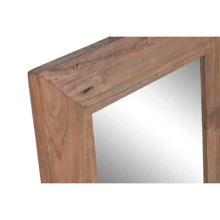 Стенно огледало Home ESPRIT Естествен Модерен 60 x 3 x 80 cm