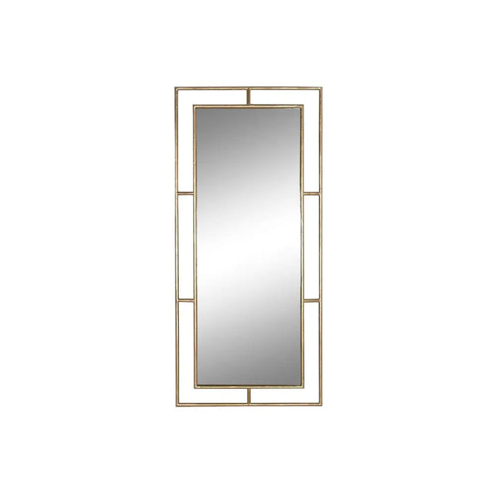 Стенно огледало Home ESPRIT Златен Модерен 96 x 5 x 208 cm